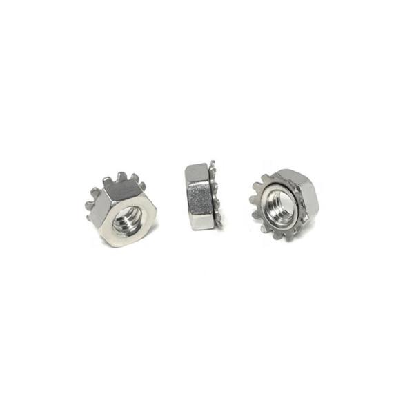 China Grade A 304 Stainless Steel Nuts Reversible Keps K Lock Nuts Self Locking factory