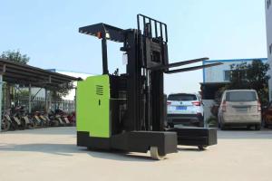China 48V Lifting Height 3 - 8m Reach Truck Forklift Electric Stacker Forklift 12 Months Warranty factory