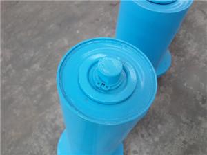 China Heavy Duty Q235 Self Aligning Idler With Electric Static Spraying Painting factory