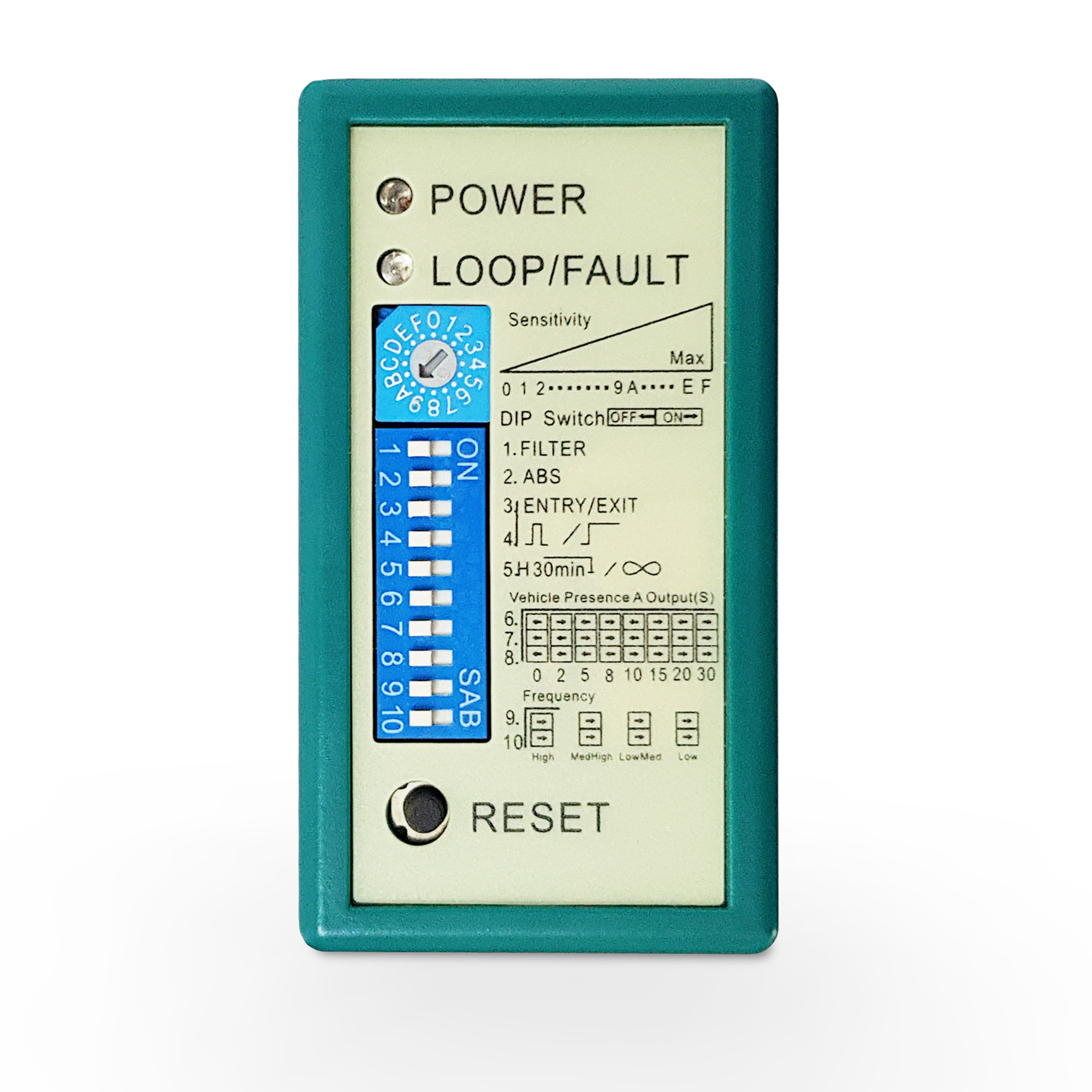 10MS-90MS Vehicle Loop Detector , Entry And Exit Loop Detector