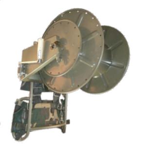 China Arm Green Fiber Optic Cable Reel / Knapsack Cable Reel LSZH PVC TPU PE Material factory