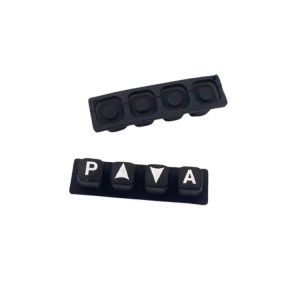 Screen Printed Silicone Rubber Customized Buttons Durable Customized With Molds