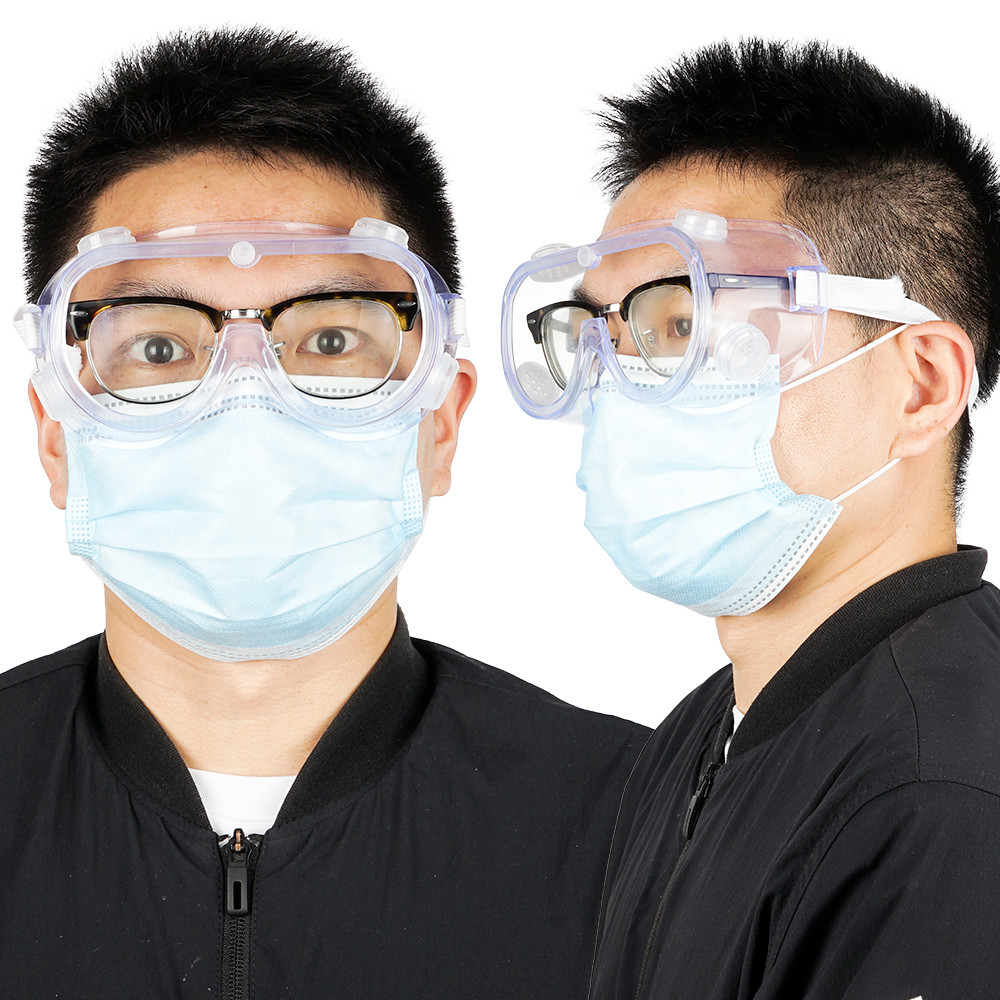 Anti Chemicals Medical Safety Goggles , Dustproof Medical Goggles Anti Fog