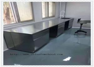 China Multifunctional Stainless Steel Lab Bench Waterproof 3000x1500x850mm factory