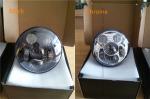 Round Jeep Wrangler Jk Led Headlight 7" Moto Led Projector Headlamp 7" 80w