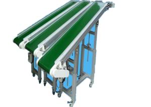 China 50kg Horizontal Belt Palletizing Conveyor In Grain Industry on sale