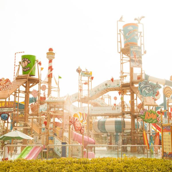 Commercial Fiberglass Water Slide Splash Park Water Playground Equipment Aqua