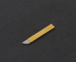 China Permanent Makeup Disposable tattoo needles , Natural Needle Blade For Manuel Pen Use factory