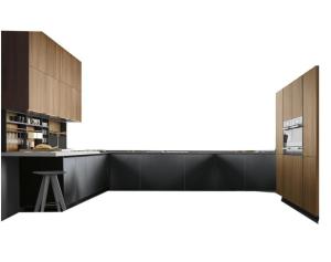 China Simple modular custom cheap solid wood kitchen cabinets for kitchen furniture factory