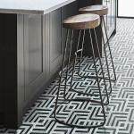 Stone Mosaic Marble Non Slip Floor Tile For Dining Room Kitchen Washroom