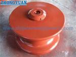 NS 2585 Open Type Casting Steel Roller Button Ship Mooring Roller Fairlead Ship