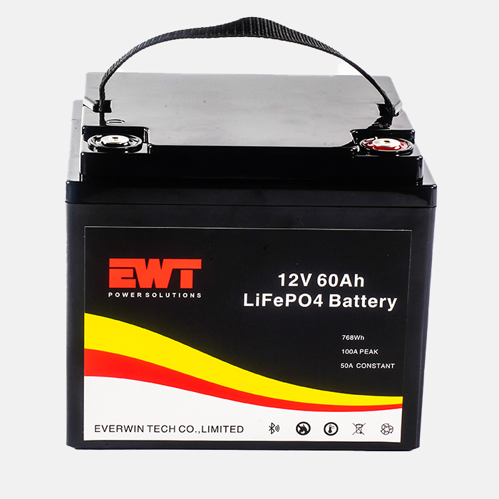 12V LFP Anode Material Lithium Iron Phosphate Battery IFR32700 12.8V 60Ah for Electric Power Systems