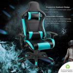 Upgrade Your Gaming Setup with ALINUNU 's High Back PU Leather Swivel Gaming