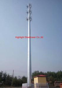 China Wireless Monopole Telecommunications Tower Self Supporting Antenna Mast factory