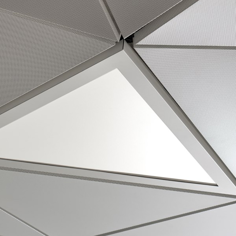 Fashion Soundproof Triangular Clip In Ceiling Perfect Shape 1.1mm Thickness