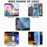 Self Adhesive LED Crystal Film Screen High Transmittance P10 Outdoor LED Display