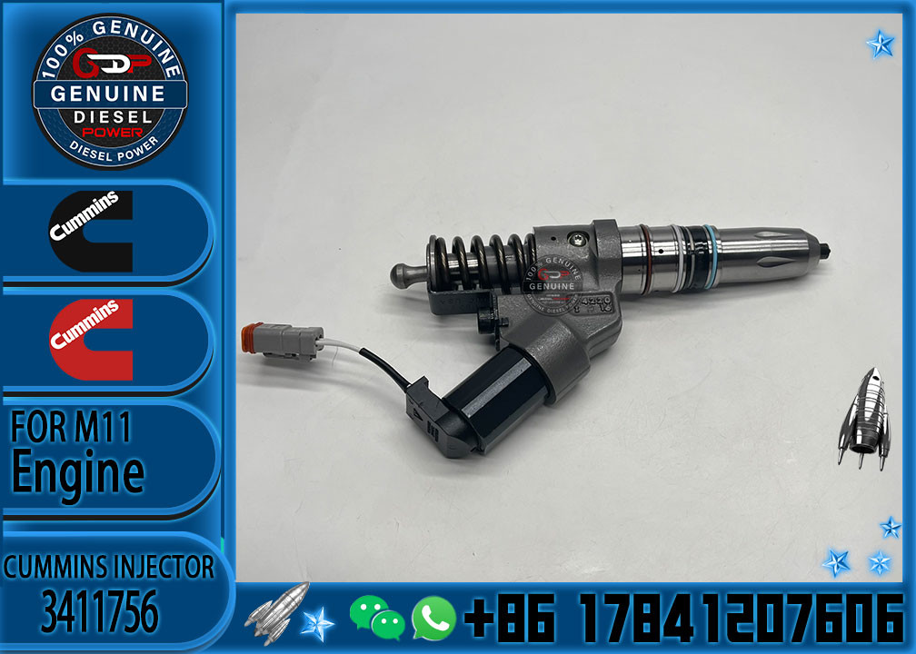 Diesel Fuel Injector common rail injector 3411761 CUM-MINS M11 3411761 4903084 4061851 4902921 3411752 3411753 3411756