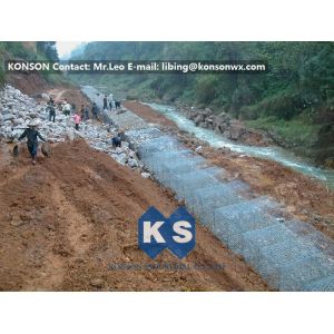 China Heavy Galvanized Welded Gabion Baskets And Mattress For Protection Project on sale