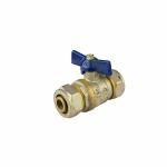 Forged CW617N Brass Ball Valves 1/2 Inch To 4 Inch Butterfly Handle Ball Valve