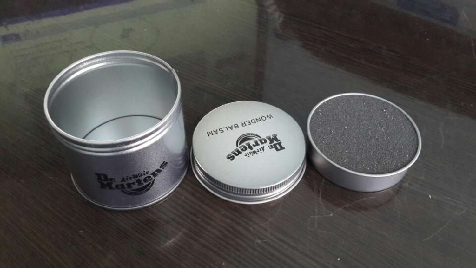 75g Printed Promotion Shoe Polish Tin Can round favor tins With Inner Lid