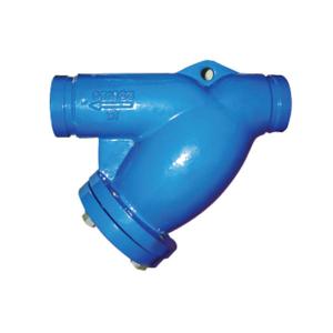 China DIN / BS Y Type Strainer Cast Iron Grooved Manual Power Water Media factory