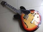 Wholesale 12 string semi hollow es 335 model electric guitar in sunburst