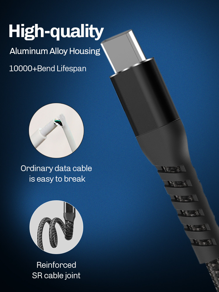 PD 18W Multifunctional USB Cable 3Amp USB C Cable