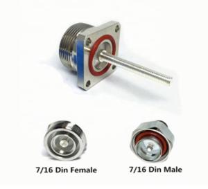 China cable N male to SMA male coaxial Mating Din Connector Socket Radio Frequency RF Connector factory