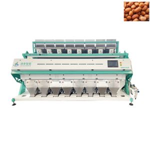 4KW Peanut Color Sorter Machine Blue For Sorting Hazelnut Macadamia Nuts