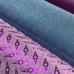 Christmas Glitter Lamination Film Roll 300mm 1500mm Width For Gift Wrapping