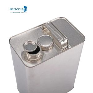 4L F Style Decorating Paint Can Empty Silver Paint Cans With Screw Top