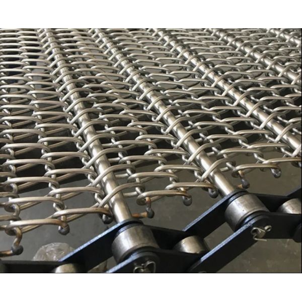 304 Stainelss Steel Conveyor Wire Mesh Belting For Vegetable Washing Machine