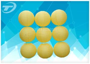 China Customized Size Hanging Paper Lanterns For Easter Day Decoration 8 Inch factory