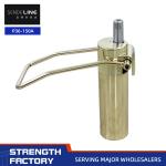 Gold 5kg Cast Iron Barber Chair Base With 150mm Journey Hydraulic Pump Lift