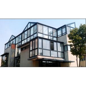 Modern Aluminum Sunroom Systems with Galvanized Finish