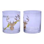 Decorative Round Personalised Whisky Glass For Christmas