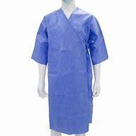 Lint Free Disposable Patient Gowns For Dust / Bacterial / Virus Invading