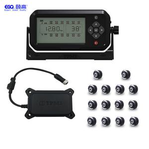 China Rechargeable Fourteen Tire Trailer Tyre Pressure Monitoring System factory