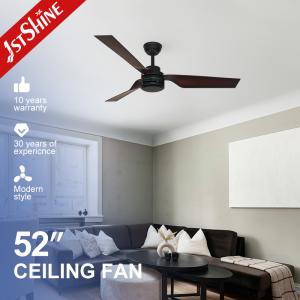 China Reading Room 64.4w ABS Ceiling Fan Ac Inverter Silent Design factory