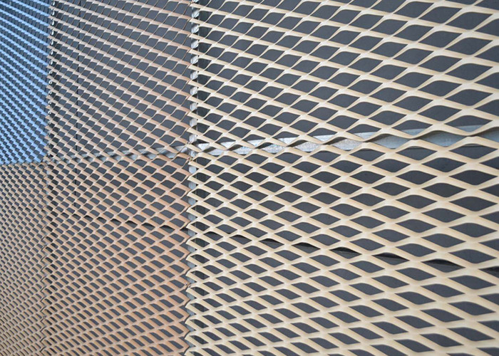 8x12mm Diamond Hole Galvanized Expanded Wire Mesh 0.5mm Thickness