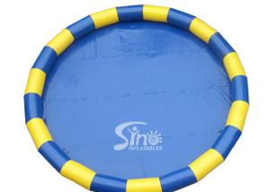 China Portable Round Inflatable Swimming Pool Made Of 1150g/m2 PVC Tarpaulin factory