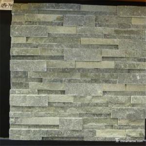 China Grey Green Slate Culture Stone , Slate Wall Cladding Panels High Hardness factory