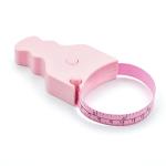 Pvc Fiberglass Pink Retractable Tape Measure Flexible For Weight Loss