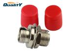 Red Color Fiber Optic Connector Adapters , FC SM Small D Optical fiber Adapter