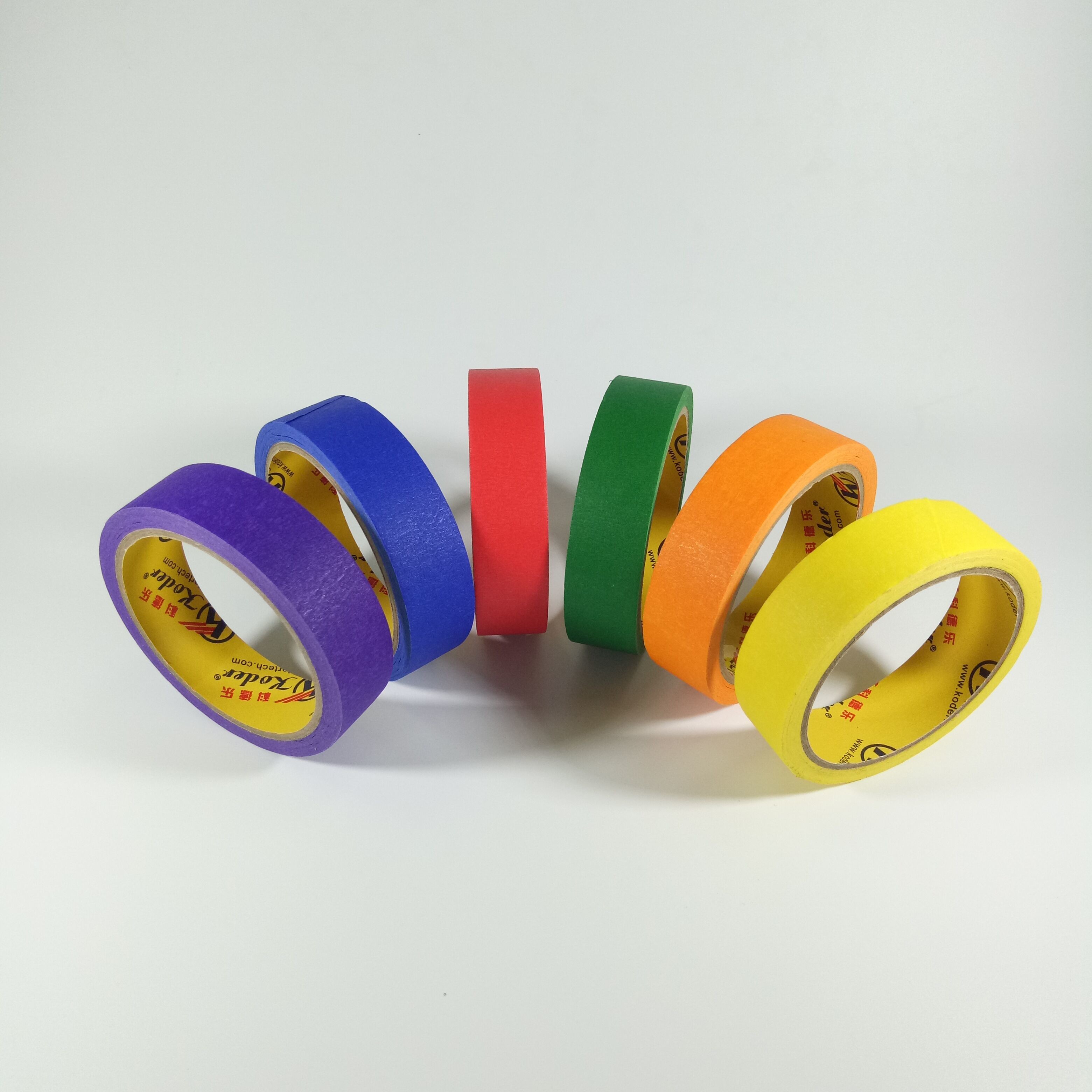 Crepe Paper Self Adhesive 50 Micron No glue residue Temp Masking Tape
