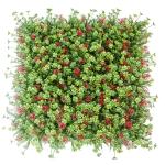 Anti UV Plastic Artificial Green Plant Vertical Garden Walls For Indoor Outdoor