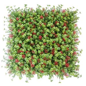 China Anti UV Plastic Artificial Green Plant Vertical Garden Walls For Indoor Outdoor Decor factory