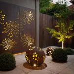 Custom Decor Metal Garden Products Corten Steel Screen Panels Weather Proof