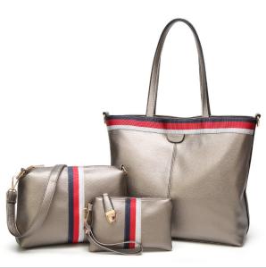China Synthetic Leather Handbags PU Composite Bags for Women Daily Outdoor Bag factory