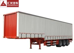 China Flatbed Baseplate Curtain Side Trailer 6 Channels Braking High Fixity factory
